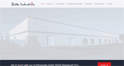 Desktop Screenshot of battaindustries.com